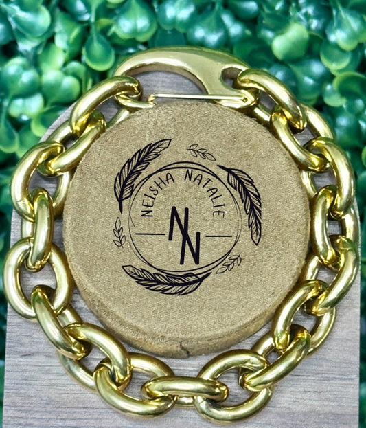 18K Gold Plated Stainless Bracelet