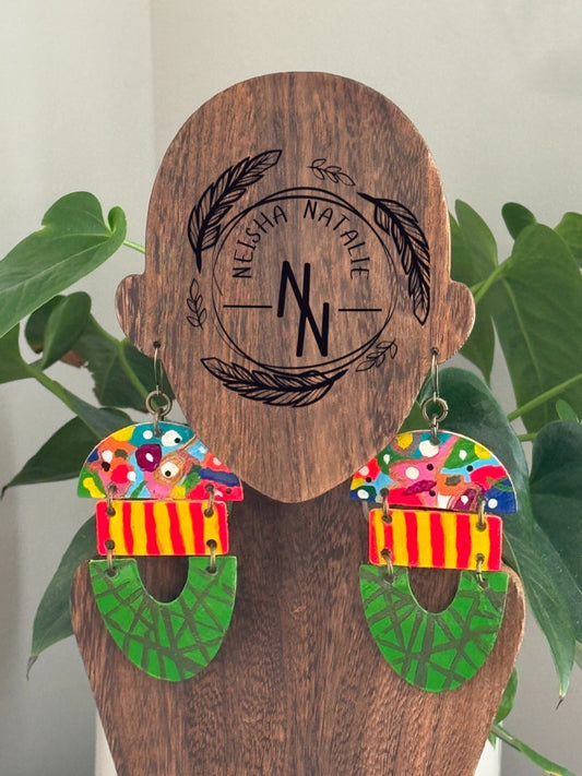 Show Stoppa Leather Earring