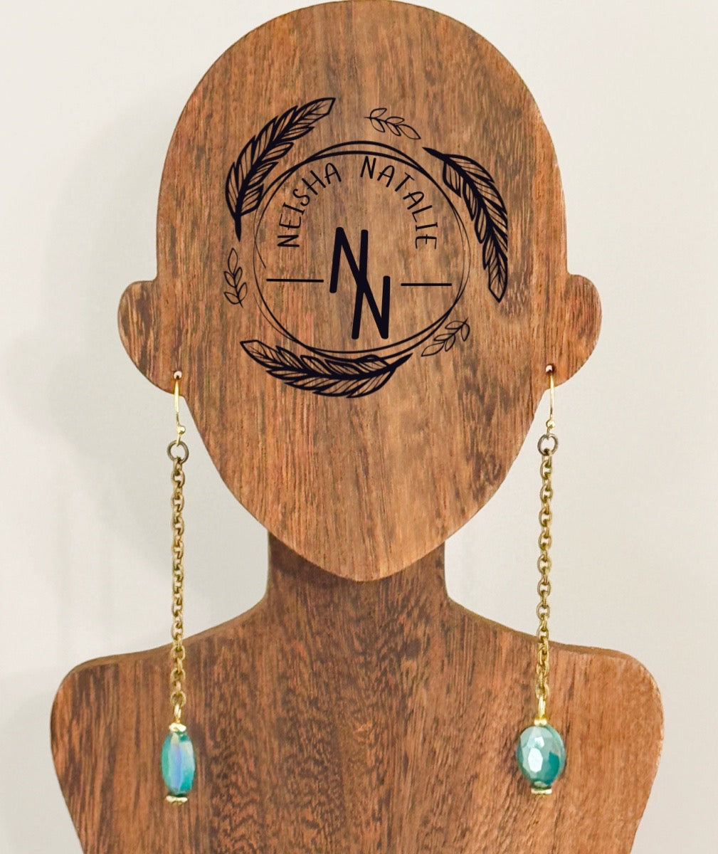 Crystal Bead Earring