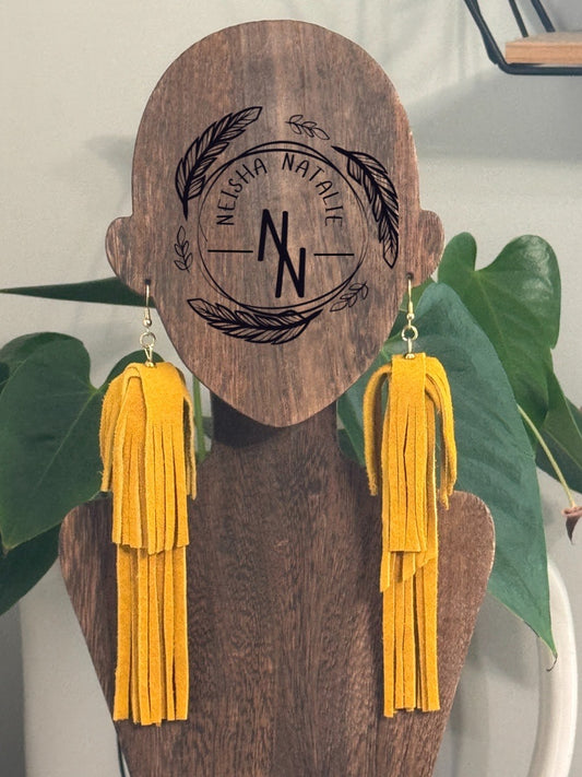 Deerskin Earring