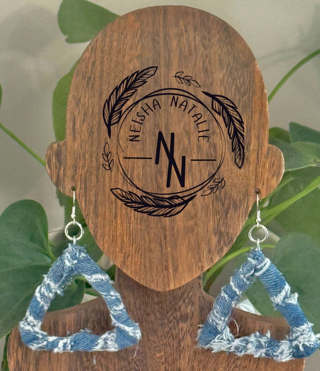 Denim Earring
